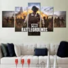 5 Pieces Wall Art Canvas Games PUBG Wallpaper Poster Painting Home Decor Living Room Picture Print - PUBG Merch