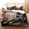 Hot 3D Games PUBG printed bedding Queen bedding set Soft and comfortable customized King size bedding 9 - PUBG Merch