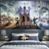 PLAYERUNKNOWN S BATTLEGROUNDS Game wall PUBG ins background cloth Netflix room layout decoration Photo tapestry hanging 1 - PUBG Merch