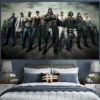 PLAYERUNKNOWN S BATTLEGROUNDS Game wall PUBG ins background cloth Netflix room layout decoration Photo tapestry hanging 11 - PUBG Merch