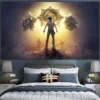 PLAYERUNKNOWN S BATTLEGROUNDS Game wall PUBG ins background cloth Netflix room layout decoration Photo tapestry hanging 22 - PUBG Merch