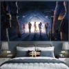 PLAYERUNKNOWN S BATTLEGROUNDS Game wall PUBG ins background cloth Netflix room layout decoration Photo tapestry hanging 6 - PUBG Merch