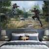 PLAYERUNKNOWN S BATTLEGROUNDS Game wall PUBG ins background cloth Netflix room layout decoration Photo tapestry hanging 8 - PUBG Merch