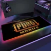 PLAYERUNKNOWN S BATTLEGROUNDS P PUBG RGB Anime Gaming Mouse pad Gamer Large LED Rubber Table Mat 1 - PUBG Merch