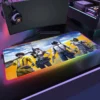 PLAYERUNKNOWN S BATTLEGROUNDS P PUBG RGB Anime Gaming Mouse pad Gamer Large LED Rubber Table Mat - PUBG Merch