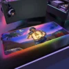 PLAYERUNKNOWN S BATTLEGROUNDS P PUBG RGB Anime Gaming Mouse pad Gamer Large LED Rubber Table Mat 18 - PUBG Merch