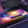 PLAYERUNKNOWN S BATTLEGROUNDS P PUBG RGB Anime Gaming Mouse pad Gamer Large LED Rubber Table Mat 21 - PUBG Merch