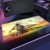 PLAYERUNKNOWN S BATTLEGROUNDS P PUBG RGB Anime Gaming Mouse pad Gamer Large LED Rubber Table Mat 4 - PUBG Merch